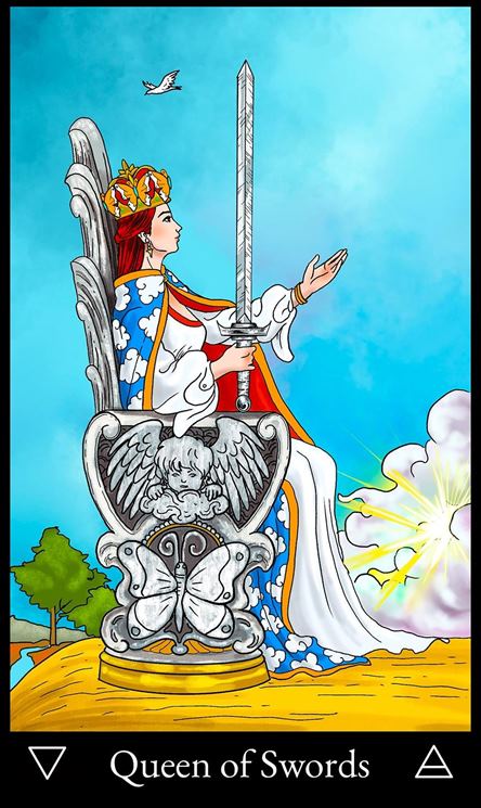 Queen of Swords ~ Tarot Minor Arcana